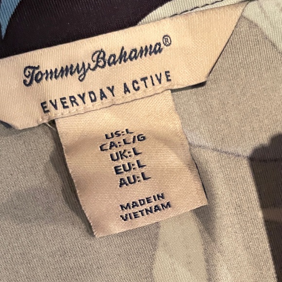 NWOT Tommy Bahama Activewear Long Sleeve Tennis Golf Pickleball 1/2 Zip L - Picture 9 of 12